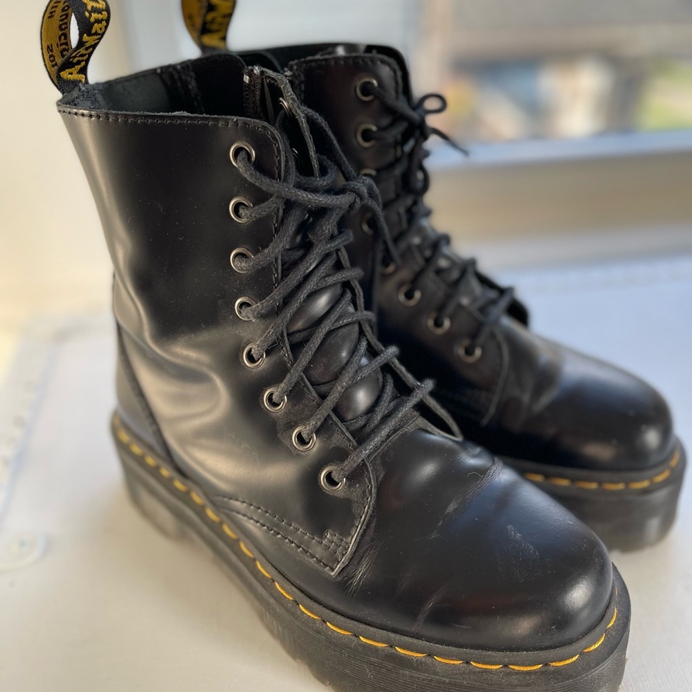 Dr Marten Jadon Leather Combat Boot